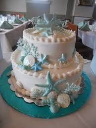 Seashell Bridal Shower Cake Beach Wedding Cake Themed Wedding Cakes Beach Theme Wedding Cakes