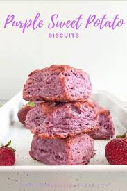 In a large bowl, combine flour, baking powder, sugar, and salt. Purple Sweet Potato Biscuits Amy S Delicious Mess