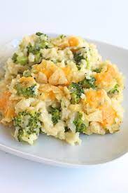Broccoli, cheese & rice casserole. Cheesy Broccoli Rice Casserole The Bakermama