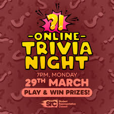 Put your knowledge to the test! Online Trivia Griffith University Student Representative Council Src