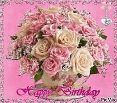 This latest gif flowers birthday collection. Happy Birthday Flowers Picmix