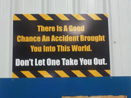 It is the sum of our contributions to safety management that. My Second Place Winning Safety Slogan Sign At Work Imgur