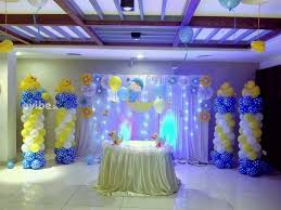 Make diy decorations for baby showers with these ideas for cake, banners, favors, invitations and games to play. Baby Shower Decoration Birthday Customised Balloon Decorations In Chennai Evibe In