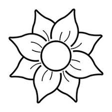 Ilustracion de dibujos animados en blanco y negro de la hoja de calculo de actividad matematica educativa para colorear. Flores Dibujos Animados Para Colorear Faciles