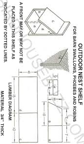 Building a birdhouse is a great starter project. Robin Nesting Shelf Build A Bird Nesting Box For Robins