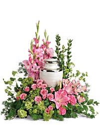 These stunning arrangements are appropriate for a cremation service. Wreaths For Cremation Urns And Memorial Photo Frames Teleflora