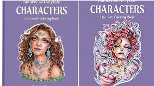 A few of my favorites are the peacock, the flower swirl, and the dream catcher. Fantasy And Fairytale Characters Coloring Book Coloring Queen