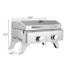 Grillster 8,000 btu portable gas grill. Tabletop Stainless Steel 2 Burner Gas Grill Portable Bbq Grid With Foldable Legs For Outdoor Camping Picnic Barbecue Grill Bbq Grills Aliexpress