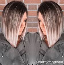 Ombre Straight Medium Length Hairstyles For Thin Hair Hair Styles Hair Inspiration Color Long Bob Haircuts