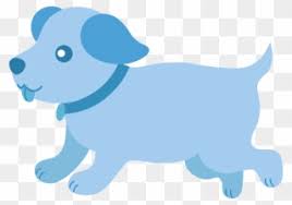 Cute Blue Puppy Running Blue Puppy Clipart 4477 Pinclipart