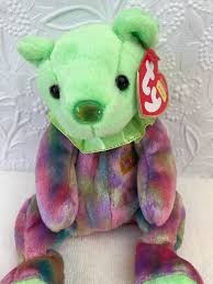 Ty Beanie Baby Birthday Bear Ty Beanie Baby August The Birthday Bear Mwmt Tybeaniebaby Baby Beanie Plush Stuffed Animals Ty Beanie