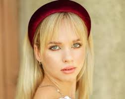 Weinrotes 4 cm Schlichtes (Crushed Velvet) Stirnband