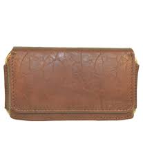 Totta Pouch for Celkon A64 - Brown ...