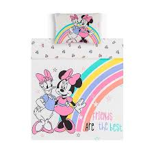 Eine gute wahl für sammler. Minnie Mouse Daisy Duck Reversible Duvet Set Home George At Asda