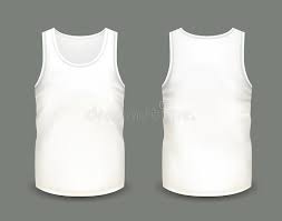 Check spelling or type a new query. Men S White Sleeveless Tank In Front And Back Views Vector Illustration With Realistic Male Shirt Template Stock Vector Illustration Of Sportswear Blank 90248966