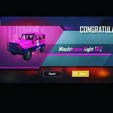 How To Get Free Uaz Car Skin In Pubg Mobile Mobile Tricks Mobile Phone Game Mobile Skin