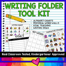 Writing Folder Tool Kit Letter Charts Goals Word Walls Story Ideas