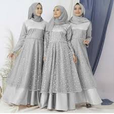 Model baju brokat untuk orang gemuk. 50 Model Dress Kebaya Brokat Modern Pendek Panjang Terbaru