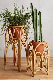 Anthropologie Rattan Plant Stand Plants Usa Furniture Plant Stand