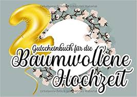 Eine hochzeit ist das erste blatt eines unbeschriebenen buches, welches das paar im laufe der jahre mit einem leben voller erinnerungen füllt. Gutscheinbuch Fur Die Baumwollene Hochzeit Blanko Gutscheinheft Fur Die Baumwoll Hochzeit 2 Jahre Zum Personalisieren 20 Gutscheine Als Geschenk Zum Zweiten Hochzeitstag German Edition Geschenkbuch En Lettres 9781077409958 Amazon Com Books