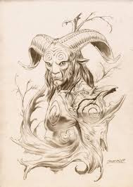 Pan S Labyrinth Original Concept Art By Sergiosandoval On Deviantart Art Concept Art Labyrinth