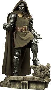 Fantastic Four Doctor Doom Legendary Scale Statue Vingadores Personagens Bonecos Colecionaveis Personagens Street Fighter