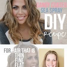Candy Coated Sea Spray Diy Hairstyles Sea Salt Spray For Hair Fine Straight Hair