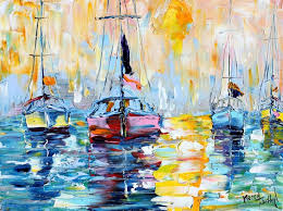You might be surprised how affordable an exceptional piece of art can be. Abstract Sailing Paintings