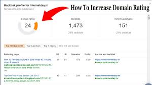 How To Increase Domain Rating What Is The Domain Rating In Hindi Teaching Backlinks App Reviews
