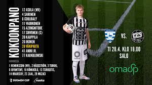 Kokoonpano Suomen Cupin otteluun SalPa–TPS ti 28.4. klo 18.00