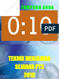 Teknik Menjawab Soalan Sejarah Pt3 2019 Pdf