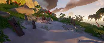 The grave is south of the little river that flows through the center of the island. Grave Robber On Wanderer S Refuge Sea Of Thieves Riddle Gamepur