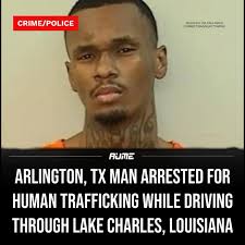 27-year-old Kevin D. Ricks out of Arlington, Texas was arrested and charged  for for human trafficking during a traffic stop