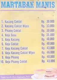 Martabak keju pisang coklat susu. Selalu Diperbarui Menu Martabak Manis Telor Putra Lebak Siu Cibubur Bogor