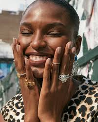 Statement Ring Kendra Scott Open Ring Kendra Scott Leah Ring Mood Stone  Silver Tone Cocktail Statement