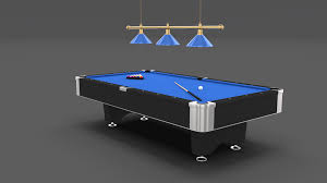 8 Ball Pool Table Setting Blue Pool Table Pool Balls Table Settings