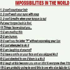 Impossibilities In The World World Funniest Joke Funny Long Jokes Long Jokes