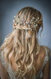 Boho Bridal Headpiece Antique Vintage Wedding Hair Accessory Etsy Gold Hair Vine Wedding Hair Accessories Vintage Hair Vine Wedding