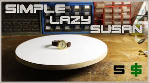 Reviewed in the united states on january 10, 2014. Make A Simple Rotating Table Lazy Susan Youtube