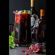 Sangria Grenade Fraise Sangria Au Vin Rouge Sangria Maison Recette Sangria