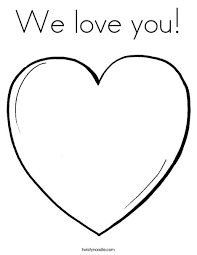 Free i love you coloring page printable. We Love You Coloring Page Twisty Noodle