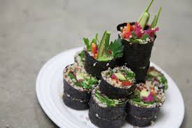 Meatless Kimchi Kimbap Recipe — SweetandtastyTV