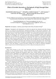 The online quiz will end on *31 march 2021*. Effect Of Variable Geometry On Springback Of High Strength Steel Materials Scientific Net
