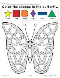 Find & download the most popular coloring page vectors on freepik free for commercial use high quality images made for creative projects. Printable Butterfly Shapes Coloring Pages Supplyme