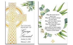 They can be used as gifts for birthdays, christmas, easter, or other holidays. How To Create Print Funeral Prayer Cards Urns Online