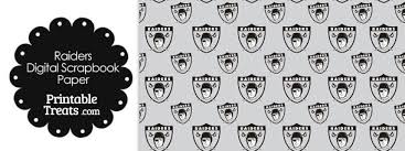 Please wait while your url is generating. Oakland Raiders Logo Digital Paper With Grey Background Printable Treats Com