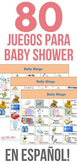 Juegos para baby shower divertidos y originales 2018 : 80 Juegos Para Baby Shower Bingo Para Baby Shower En Espanol Baby Shower Juegos Decoracion Baby Shower Baby Shower Bingo