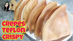 Angkat crepes yang sudah separuh kaku dan sajikan di piring dengan toping sesuai selera. Resep Kue Leker Resep Crepes Teflon Crispy Renyah Garing Enak Simpel Cara Membuatnya Buat Kue