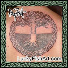 Celtic tree of life tattoo design according to some scholars, tree of life tattoo is not an original celtic tattoo. Celtic Tree Of Life Tattoos Luckyfish Art