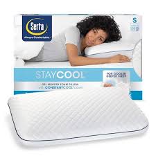 Serta Staycool Gel Memory Foam Pillow Foam Pillows Memory Foam Pillow Gel Memory Foam